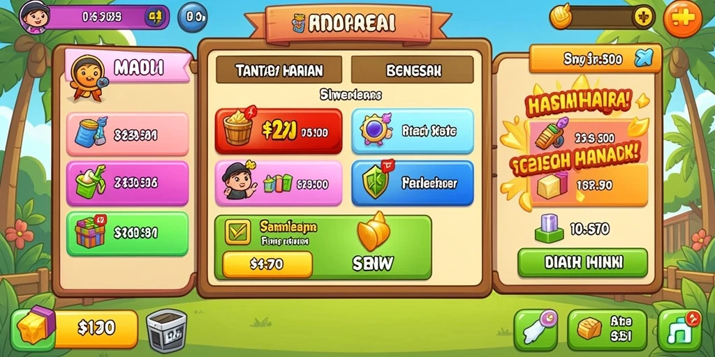 Fitur bonus yang menarik dan menguntungkan.