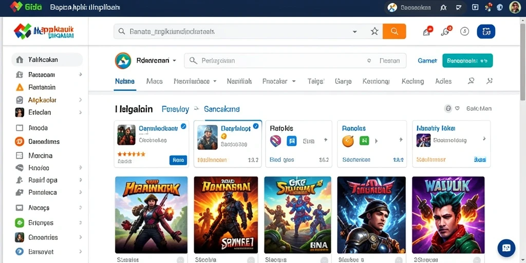 Screenshot menampilkan kemudahan navigasi dalam aplikasi.